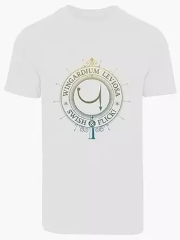 Футболка F4Nt4Stic Harry Potter Wingardium Leviosa, белый