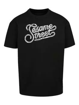Футболка F4NT4STIC Heavy Oversize T-Shirt Sesamstrae Lettering, черный