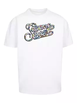 Футболка F4NT4STIC Heavy Oversize T-Shirt Sesamstrae Coloured lettering, белый