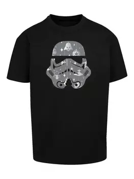 Футболка F4NT4STIC Heavy Oversize T-Shirt Star Wars Trooper XMAS, черный