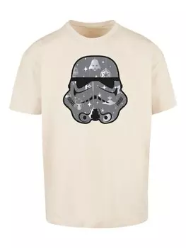 Футболка F4NT4STIC Heavy Oversize T-Shirt Star Wars Trooper XMAS, песочный