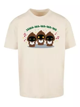 Футболка F4NT4STIC Heavy Oversize T-Shirt Star Wars Jawa-Wa-Wa, песочный