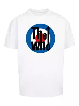 Футболка F4NT4STIC Heavy Oversize T-Shirt The Who Target Classic, белый