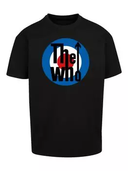 Футболка F4NT4STIC Heavy Oversize T-Shirt The Who Target Classic, черный
