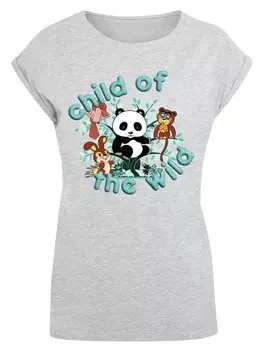 Футболка F4NT4STIC Heroes of Childhood Tao Tao Child Of The Wild, серый
