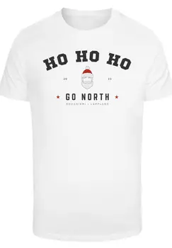 Футболка F4NT4STIC Ho Ho Ho Santa Claus Weihnachten, белый