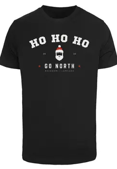 Футболка F4NT4STIC Ho Ho Ho Santa Claus Weihnachten, черный