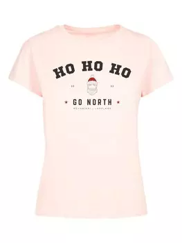 Футболка F4Nt4Stic HO HO HO SANTA CLAUS, цвет Pastel Pink