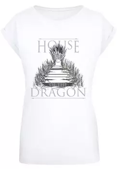 Футболка F4NT4STIC House Of The Dragon Throne, белый