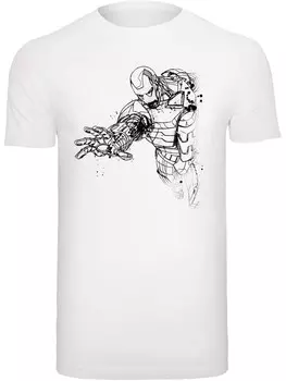 Футболка F4Nt4Stic Iron Man, белый