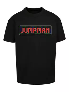 Футболка F4NT4STIC Jumpman C64 Retro Gaming SEVENSQUARED, черный
