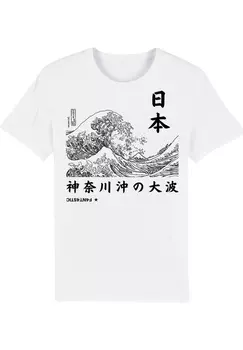 Футболка F4NT4STIC Kanagawa Welle Japan, белый