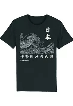 Футболка F4NT4STIC Kanagawa Welle Japan, черный
