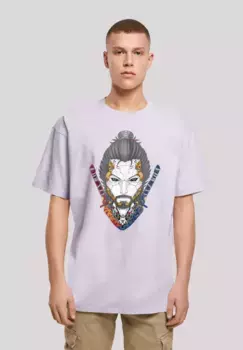 Футболка F4NT4STIC "Киберпанк Самурай CYBERPUNK STYLES", принт, цвет Lilac