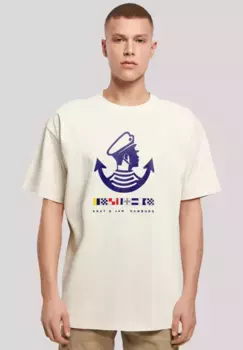 Футболка F4NT4STIC "Knut & Jan Hamburg Logo", принт, цвет Sand