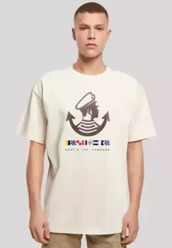 Футболка F4NT4STIC "Knut & Jan Hamburg Logo", принт, цвет Sand