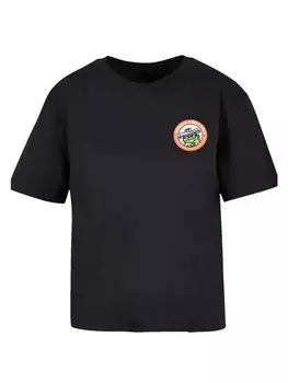 Футболка F4NT4STIC Ladies Everyday Tee Sesamstrae Grouch Vibes Only, черный