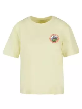 Футболка F4NT4STIC Ladies Everyday Tee Sesamstrae Grouch Vibes Only, цвет softyellow