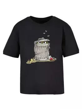 Футболка F4NT4STIC Ladies Everyday Tee Sesamstrae Oscar Tresh Box, черный