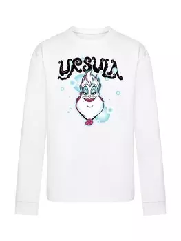Футболка F4NT4STIC Langarm T-Shirt Disney Bsewichte Ursula Bubbles, белый