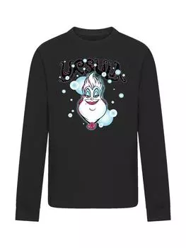 Футболка F4NT4STIC Langarm T-Shirt Disney Bsewichte Ursula Bubbles, черный