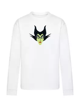 Футболка F4NT4STIC Langarm T-Shirt Disney Bsewichte Maleficent Face, белый