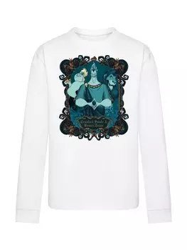 Футболка F4NT4STIC Langarm T-Shirt Disney Bsewichte Crushed Souls, белый