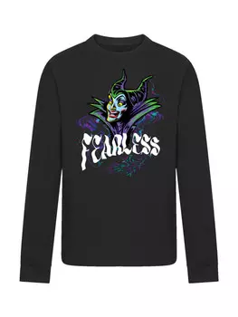 Футболка F4NT4STIC Langarm T-Shirt Disney Bsewichte Fearless, черный