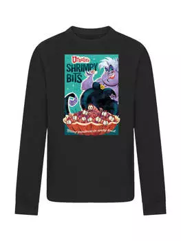 Футболка F4NT4STIC Langarm T-Shirt Disney Bsewichte Ursula Shrimpy Bits, черный