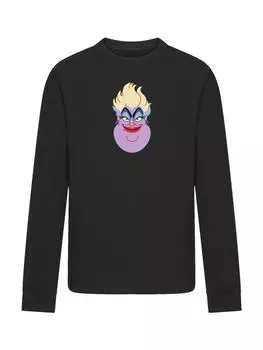 Футболка F4NT4STIC Langarm T-Shirt Disney Bsewichte Ursula Face, черный