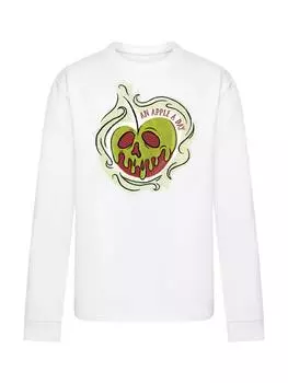Футболка F4NT4STIC Langarm T-Shirt Disney Bsewichte An Apple A Day, белый