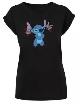 Футболка F4NT4STIC Lilo und Stitch Little Devils, черный