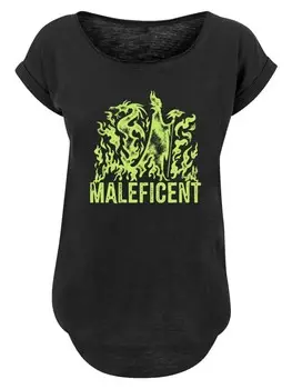Футболка F4NT4STIC Long Cut T-Shirt Disney Villians Maleficent Dragon, черный