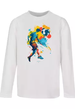 Футболка F4NT4STIC Longsleeve Fuballer bunt, белый