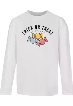 Футболка F4NT4STIC Longsleeve Trick Or Treat Halloween, белый