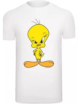 Футболка F4NT4STIC Looney Tunes Angry Tweety, белый