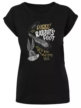 Футболка F4NT4STIC Looney Tunes Bugs Bunny Rub Me The Wrong Way, черный