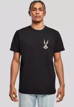Футболка F4NT4STIC "Looney Tunes Bugs Bunny с принтом на груди", принт, черный
