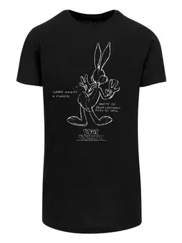 Футболка F4NT4STIC Looney Tunes Bugs Bunny White Belly, черный