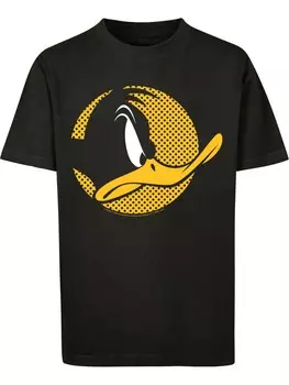 Футболка F4Nt4Stic Looney Tunes Daffy Duck Dotted Cartoon, черный
