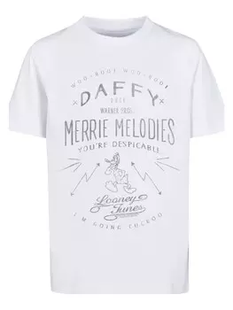Футболка F4NT4STIC Looney Tunes Daffy Duck Vintage, белый