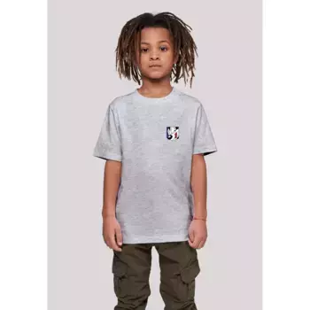 Футболка F4NT4STIC «Looney Tunes Pepe Le Pew Face Faux Pocket», принт, цвет heather grey