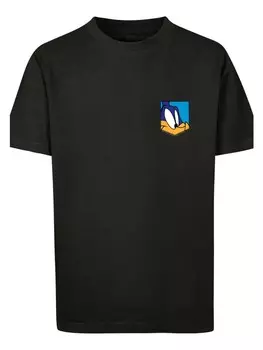 Футболка F4NT4STIC Looney Tunes Road Runner Face Faux Pocket, черный