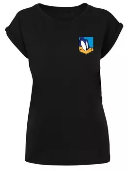 Футболка F4NT4STIC Looney Tunes Road Runner Face Faux Pocket, черный