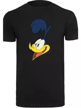 Футболка F4NT4STIC Looney Tunes Road Runner Face, черный