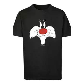 Футболка F4NT4STIC «Looney Tunes Sylvester Big Face», принт, черный