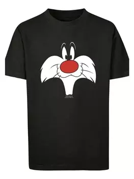 Футболка F4NT4STIC Looney Tunes Sylvester Big Face, черный