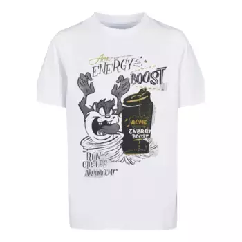 Футболка F4NT4STIC «Looney Tunes Taz Energy Boost», принт, белый