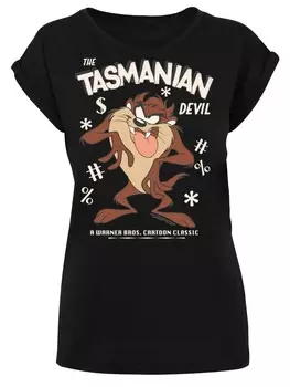 Футболка F4NT4STIC Looney Tunes Taz Vintage Tasmanian Devil, черный
