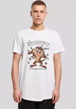 Футболка F4NT4STIC "Looney Tunes Vintage Tasmanian Devil Taz", принт, белый